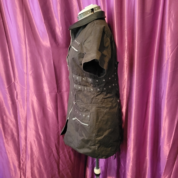 Y2K Black Bondage Dress by The Violet Vixen! - Picture 2 of 7